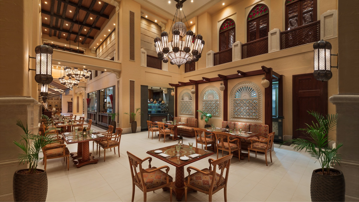 Arabisches Restaurant Lebanese Terrace im Emirates Palace